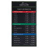 COMBO - Black Wall Frame with 22w x 36h Total Account Rate Display