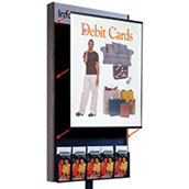 Magnetic Poster Fixture for Kiosks - 22x28