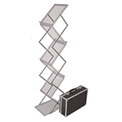 The Z Fold-Up Freestanding Literature Rack