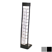 10 Pocket Silver Innovative Literature Rack