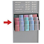 Acrylic Literature Dispenser - 15-Pocket