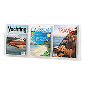 Clear Plastic Display, 3-Pockets for 8.5x11