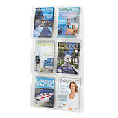 Clear Plastic Display, 6-Pockets for 8.5x11