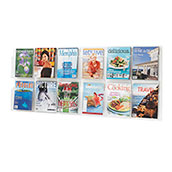 Clear Plastic Display, 12-Pockets for 8.5x11