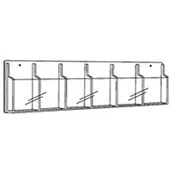 Clear Plastic Display, 6-Pockets for 4x9