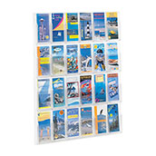 Clear Plastic Display, 24-Pockets for 4x9