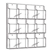Clear Plastic Display, 12-Booklet Pockets