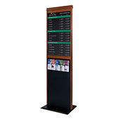 86h Windsor Floor Display with 22w x 36h Rate Display(s)