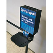 Express Deposit Box for Tensabarrier Posts