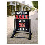 Sidewalk SWINGER Special Edition Deluxe Message Sign