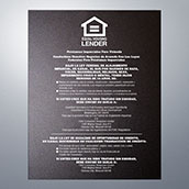 Equal Housing Lender (FDIC Banks) SPANISH - 11w x 14h Magnetic