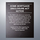 Home Mortgage Disclosure - 11w x 14h Magnetic