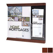 Traditional Wall Display with Brochure Pocket