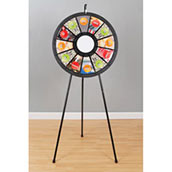 Prize Wheel, Clicker Style, Floor Stand