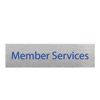 Hanging Wall Sign, 30w x 8h