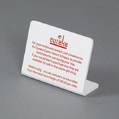 Hospitality and Retail Sintra Sign - 4w x 3h
