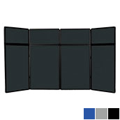 8ft Duo sided Display w/ 2-Sided Velcro Fabric Panels
