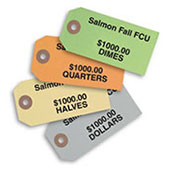 Small Bag ID Tags ($1000 Capacity) - Imprinted