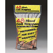 Preformed Coin Wrappers - Carton of 15 Bags