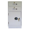 2 Drawer and 1 Cupboard Teller Pedestal - 18w x 38.5h