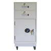 Mobile 2 Drawer, 1 Cupboard Teller Pedestal - 18w x 38.5h
