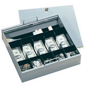 Multi-Compartment Currency and Coin Tray with Cover