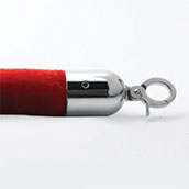 1-1/2dia Velour Rope with Snap-Ends