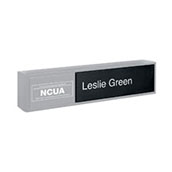 2/3 Split Subsurface-Engraved Nameplate Insert