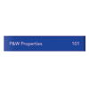 14.5w x 3h Slot Insert for Black Acrylic Sign Systems