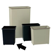 31 Quart Capacity Square Wastebasket (Set of 3)