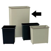 27.5 Quart Capacity Rectangular Wastebasket