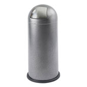 Black Speckle 15 Gal.Trash Receptacle - Push Top