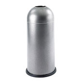 Black Speckle 15 Gal.Trash Receptacle - Dome Top