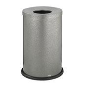 Black Speckle 35 Gallon Open Top Trash Receptacle