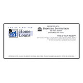 Home Loans (Conventional Style) Teller Receipt