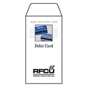 Debit Card - Conventional 2-Color Drive-Up Envelopes
