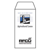Agricultural Loans - Conventional 2-Color Drive-Up Envelopes