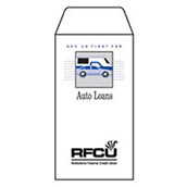 Auto Loans - Conventional 2-Color Drive-Up Envelopes