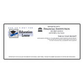 Education Loans (Conventional Style) Teller Receipt