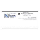 Personal Loans (Conventional Style) Teller Receipt