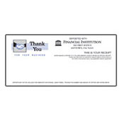 Thank You (Conventional Style) Teller Receipt