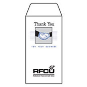 Thank You - Conventional 2-Color Drive-Up Envelopes
