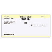 Image Processing Cash-In Ticket w/ Amount (Cartons of 2500)