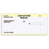 Image Processing Cash-Out Ticket w/ Amount (Cartons of 2500)