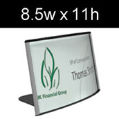 Convex Curved Desk Frame - 8.5w x 11h