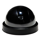 Indoor/Outdoor Dummy Security Dome with LED Light