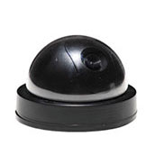 Indoor/Outdoor Dummy Security Dome with LED Light