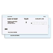 Image Processing Duplicate Carbonless w/ Amount Cash-In Ticket