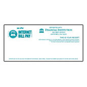 Internet Bill Pay (Button Style) Teller Receipt
