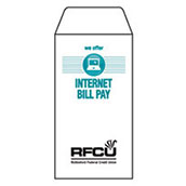 Internet Bill Pay (Button) 1-Color Drive-Up Envelopes